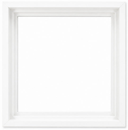 Floater Frame Wood Gallery White - 10''X10''