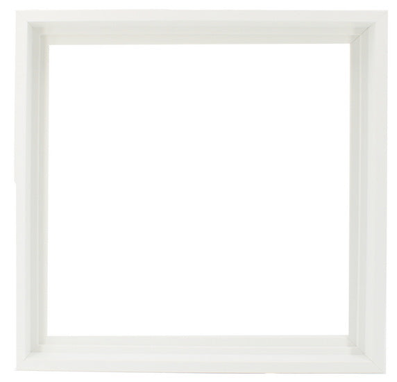 Floater Frame Wood Gallery White - 12''X12''