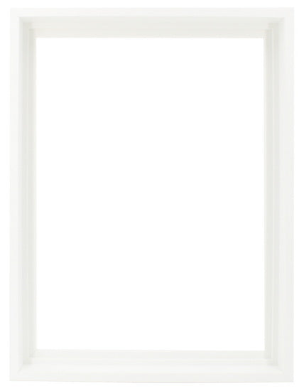 Floater Frame Wood Gallery White - 12''X16''