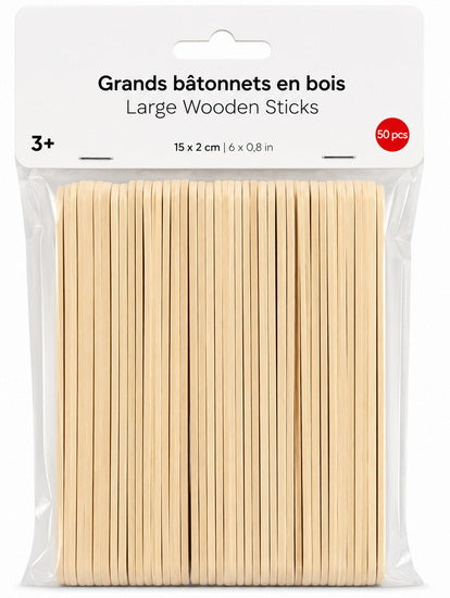 Jumbo Sticks 15x2cm 50pcs
