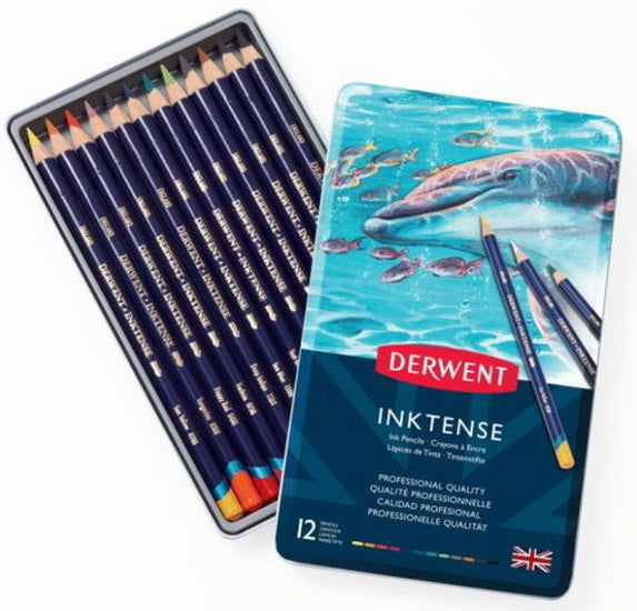 Set of 12 Inktense pencils