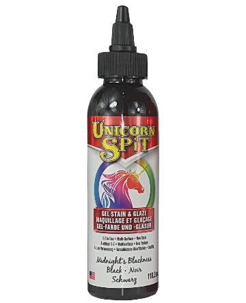 Unicorn Spit gel stain & glaze midnight's blackness 118ml