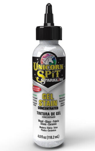 Unicorn Spit sparkl. gel stain & glaze iced egret 118ml