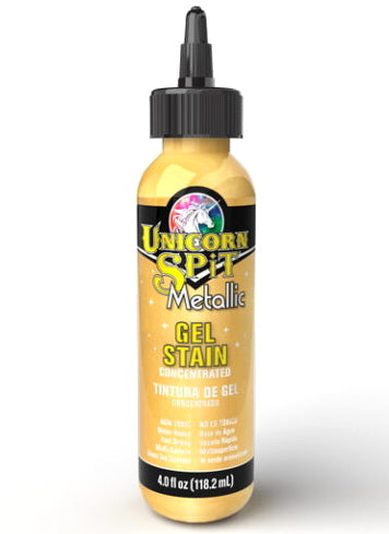 Unicorn Spit metallic gel stain & glaze Zeus 118ml
