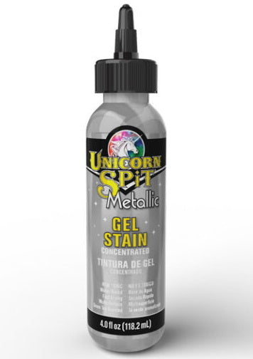 Unicorn Spit metallic gel stain & glaze mercury 118ml