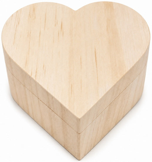 Wood Heart Box