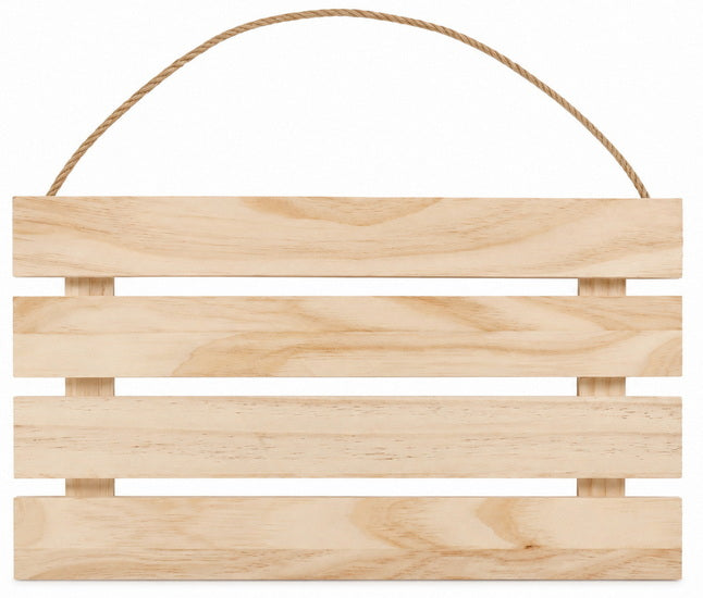 Panneau en bois à 4 lattes