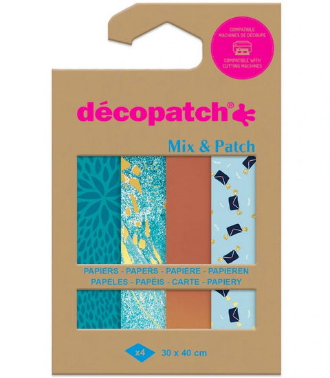 Feuilles Décopatch Bleu de toi (4)