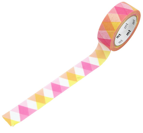 Washi Tape Triangles Pink - 15mmx7m