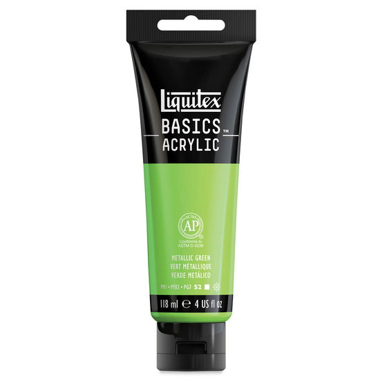 Basics Acrylic Metallic Green 118ml