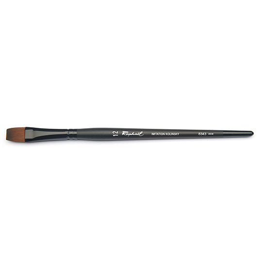 Watercolor Paintbrush - Synthetic Kolinsky - Flat #12