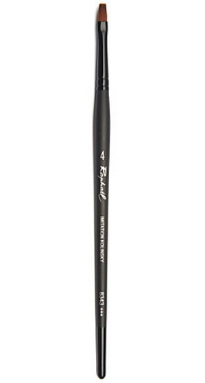Watercolor Paintbrush - Synthetic Kolinsky - Flat #4