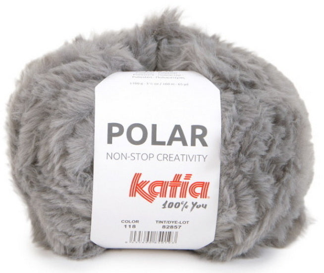 Fil Polar gris moyen - 100g