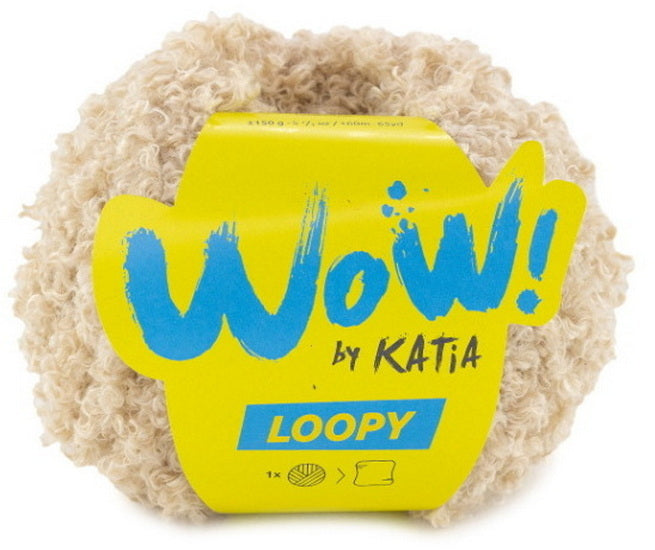 Wow Loopy Yarn Beige - 150g