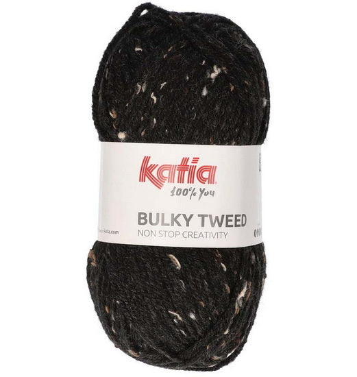 Fil Bulky Tweed gris foncé - 100g