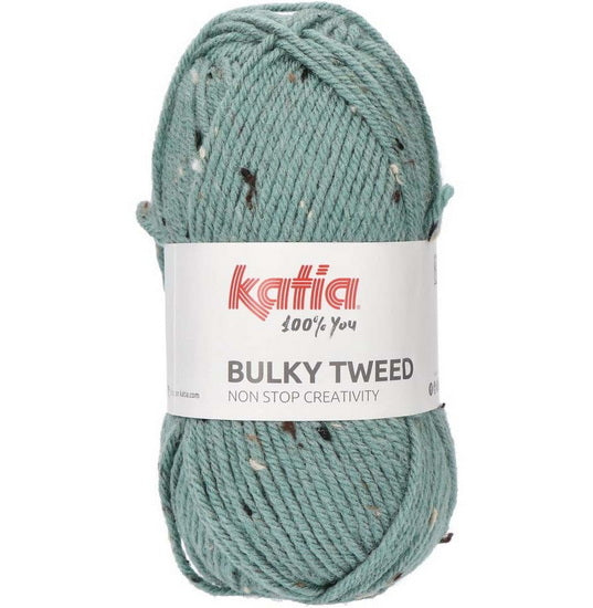 Bulky Tweed Yarn Turquoise - 100g