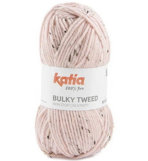 Bulky Tweed Yarn Rose - 100g