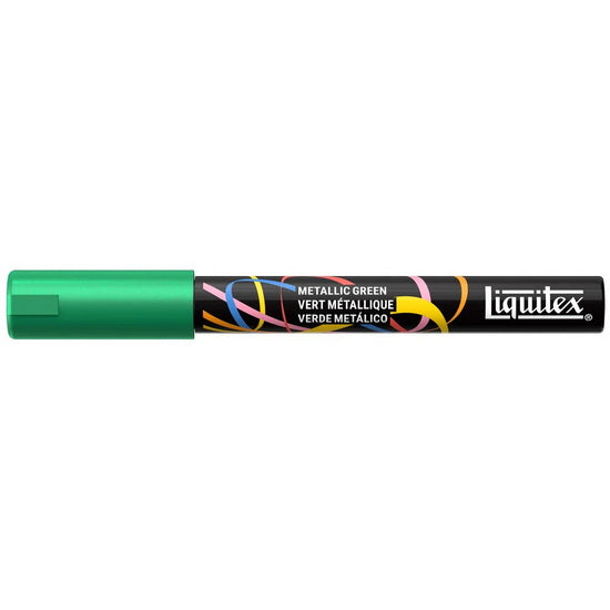 Marqueur acrylique vert métallique - 2mm