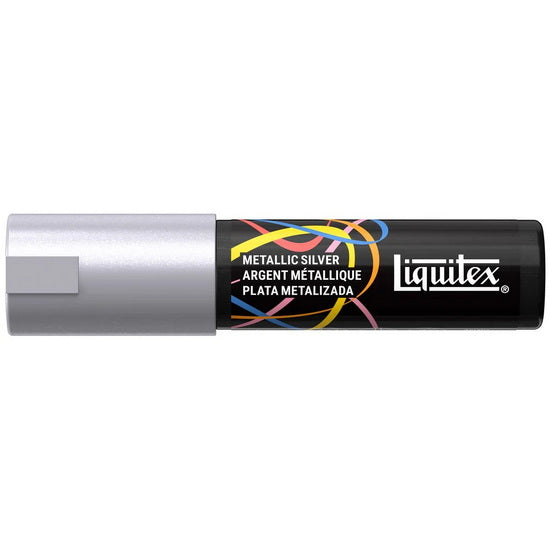 Marqueur acrylique argent métallique - 8mm
