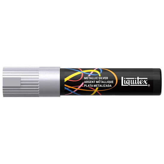 Marqueur acrylique argent métallique - 15mm