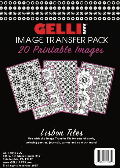 Kit Gel Printed Collage Lisbon Tiles