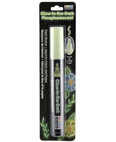 Marqueur textile vert phosphorescent