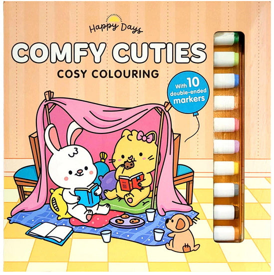 Comfy cuties : Deluxe cosy colouring kit