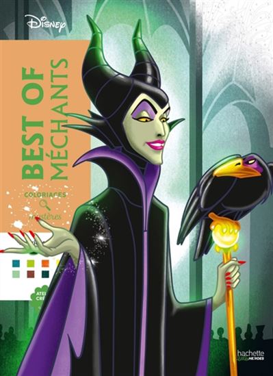 Coloriages mystères Disney Best of Méchants : colorie les chiffres et découvre l'image