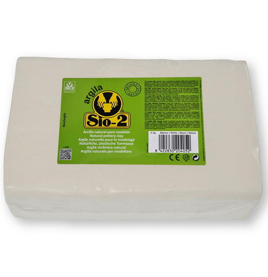 White Pottery Clay 5kg
