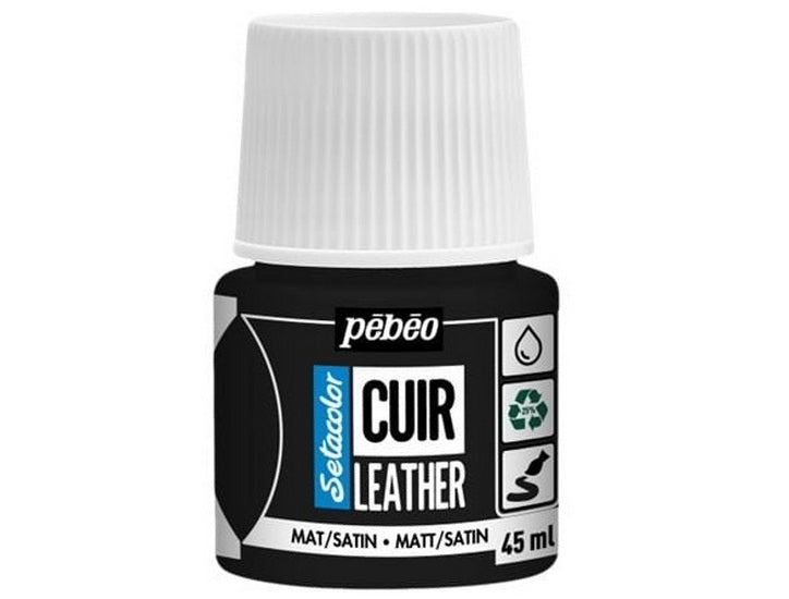 Peinture cuir noir extrême 45ml