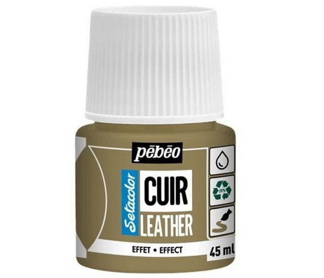 Peinture cuir métal or 45ml