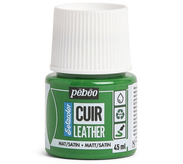Peinture cuir vert cactus 45ml