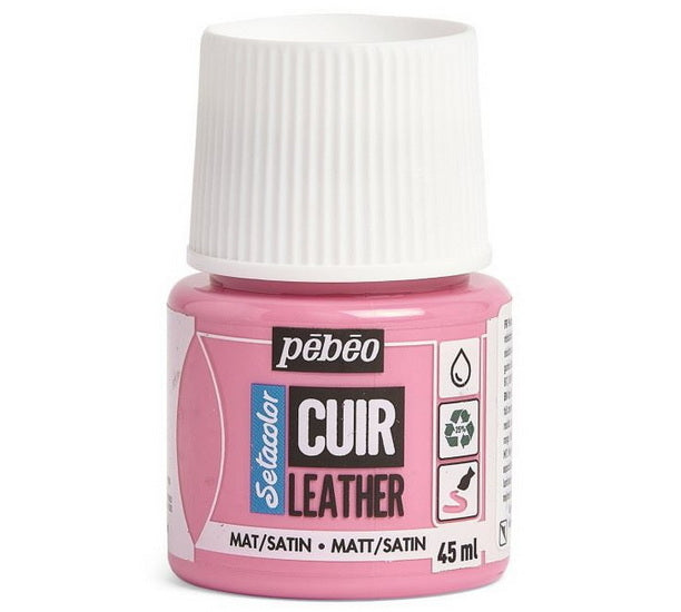 Peinture cuir rose candy 45ml