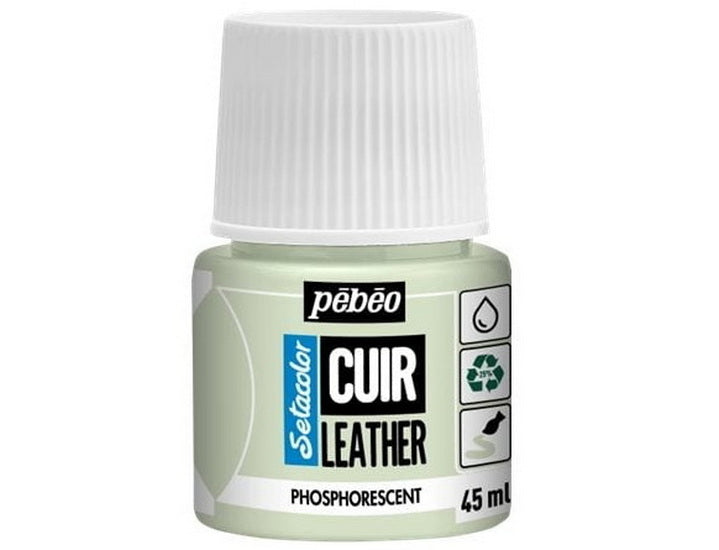 Peinture cuir phosphorescent 45ml
