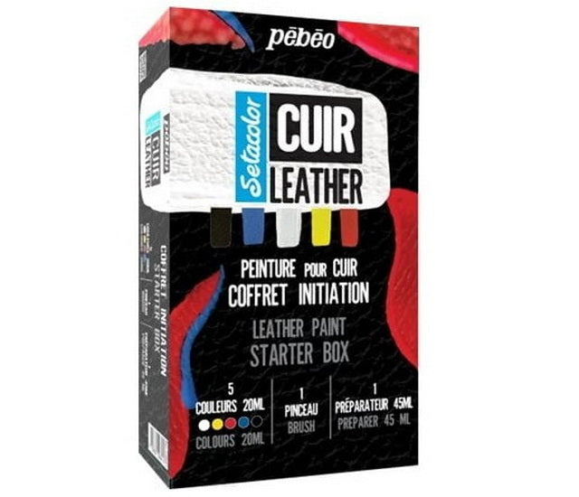 Coffret initiation peinture sur cuir