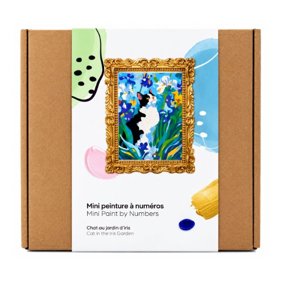 Paint by Numbers Mini Kit With Frame Flowers