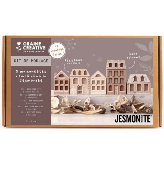 Ens. fabrication Jesmonite maisonnettes
