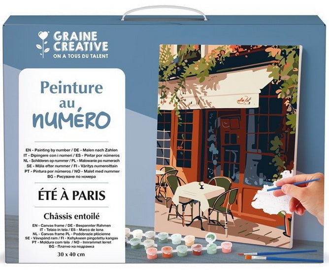 Peinture à numéros Un été à Paris