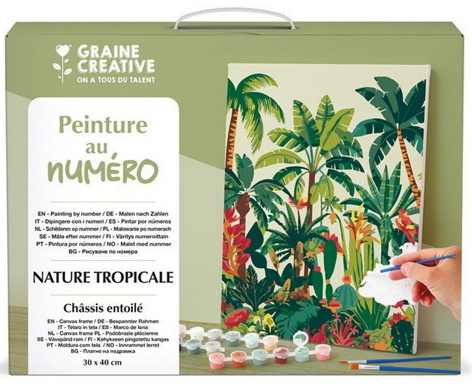 Peinture à numéros Nature tropicale