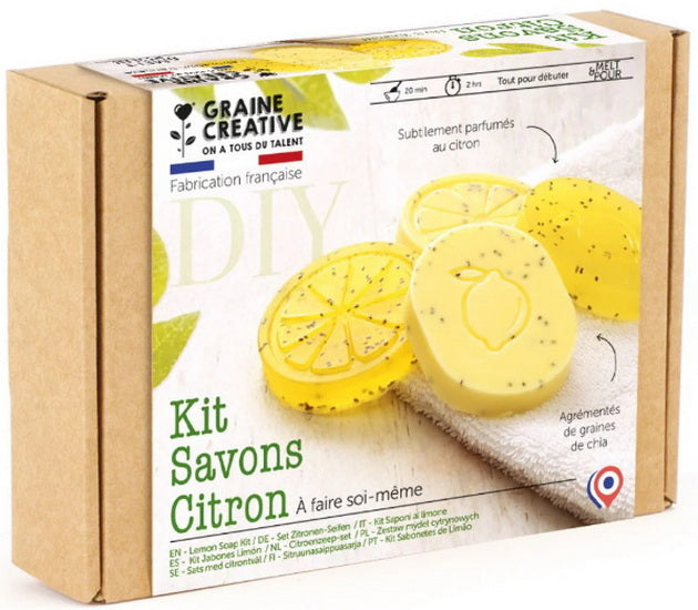 Lemon And Chia Seeds Soap Kit