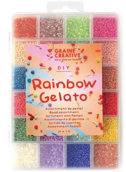 Set of 24 Colors Beads Rainbow Gelato