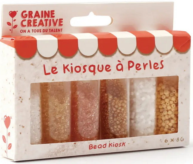Set of Beads 6 Colors Coquillage