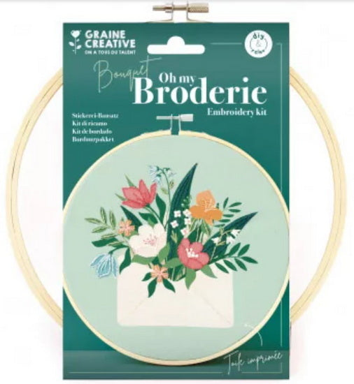 Ens. broderie bouquet