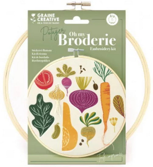 Ens. broderie potager