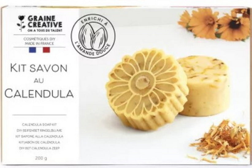 Soap Almond And Calendula DIY Kit
