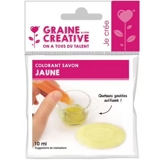 Colorant liquide pour savon jaune
