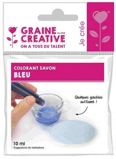 Colorant liquide pour savon bleu