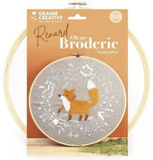 Ens. broderie renard