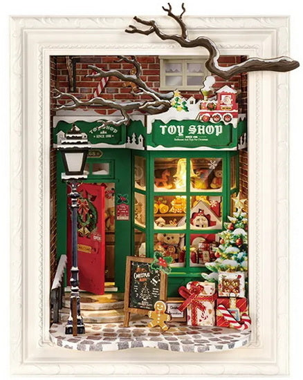 Mini maison atelier du Père Noël