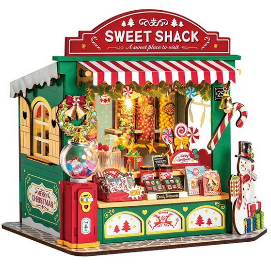 Mini maison confiseries de Noël